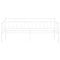 vidaXL Sofa Bed Frame without Mattress White Metal 90x200 cm
