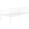vidaXL Sofa Bed Frame without Mattress White Metal 90x200 cm