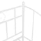 vidaXL Sofa Bed Frame without Mattress White Metal 90x200 cm