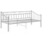 vidaXL Sofa Bed Frame without Mattress Grey Metal 90x200 cm