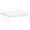 vidaXL Pull-out Sofa Bed Frame without Mattress White Metal 90x200 cm