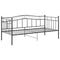 vidaXL Sofa Bed Frame without Mattress Black Metal 90x200 cm