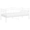 vidaXL Sofa Bed Frame without Mattress White Metal 90x200 cm