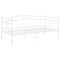 vidaXL Sofa Bed Frame without Mattress White Metal 90x200 cm