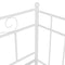 vidaXL Sofa Bed Frame without Mattress White Metal 90x200 cm