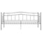 vidaXL Sofa Bed Frame without Mattress Grey Metal 90x200 cm