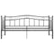vidaXL Pull-out Sofa Bed Frame without Mattress Black Metal 90x200 cm