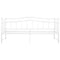 vidaXL Pull-out Sofa Bed Frame without Mattress White Metal 90x200 cm
