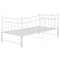 vidaXL Pull-out Sofa Bed Frame without Mattress White Metal 90x200 cm