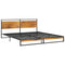 vidaXL Bed Frame without Mattress Metal 180x200 cm Super King