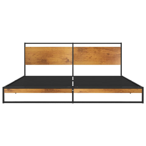 vidaXL Bed Frame without Mattress Metal 180x200 cm Super King