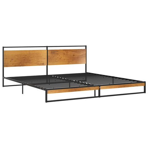 vidaXL Bed Frame without Mattress Metal 200x200 cm
