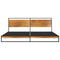 vidaXL Bed Frame without Mattress Metal 200x200 cm
