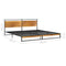 vidaXL Bed Frame without Mattress Metal 200x200 cm