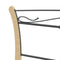 vidaXL Bed Frame without Mattress Black Metal 200x200 cm