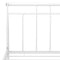 vidaXL Bed Frame without Mattress White Metal 160x200 cm