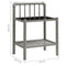 vidaXL Bedside Cabinets 2 pcs Grey and Black Metal and Glass