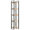vidaXL 5-Tier Bookcase 39x30x180 cm Solid Mango Wood