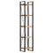 vidaXL 5-Tier Bookcase 39x30x180 cm Solid Mango Wood
