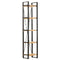 vidaXL 5-Tier Bookcase 39x30x180 cm Solid Mango Wood