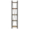 vidaXL 5-Tier Bookcase 40x30x180 cm Solid Reclaimed Wood