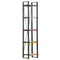 vidaXL 5-Tier Bookcase 40x30x180 cm Solid Reclaimed Wood