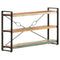 vidaXL 3-Tier Bookcase 140x30x80 cm Solid Reclaimed Wood