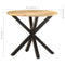 vidaXL Side Table 68x68x56 cm Solid Mango Wood