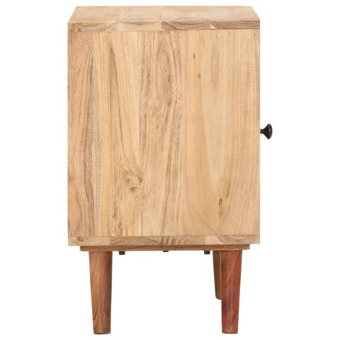 vidaXL Bedside Cabinet 40x30x50 cm Solid Acacia Wood
