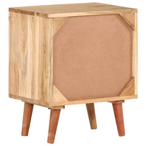 vidaXL Bedside Cabinet 40x30x50 cm Solid Acacia Wood