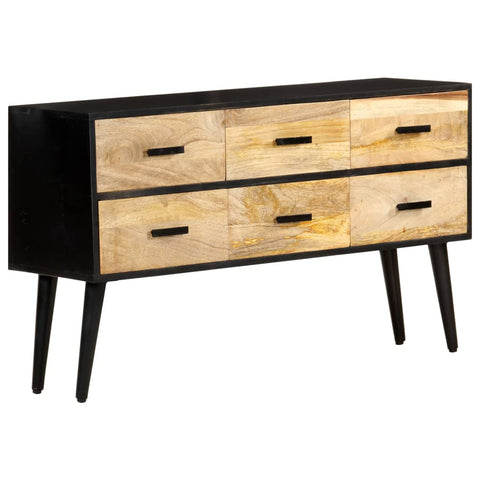 vidaXL Sideboard 110x33x64 cm Solid Mango Wood