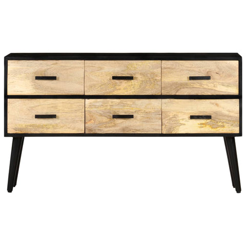 vidaXL Sideboard 110x33x64 cm Solid Mango Wood