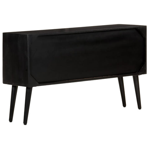 vidaXL Sideboard 110x33x64 cm Solid Mango Wood