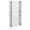 vidaXL Wine Rack for 96 Bottles Black Iron