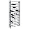 vidaXL Wine Rack for 96 Bottles Black Iron