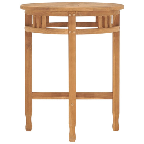 vidaXL Bistro Table Ø60x75.5 cm Solid Teak Wood