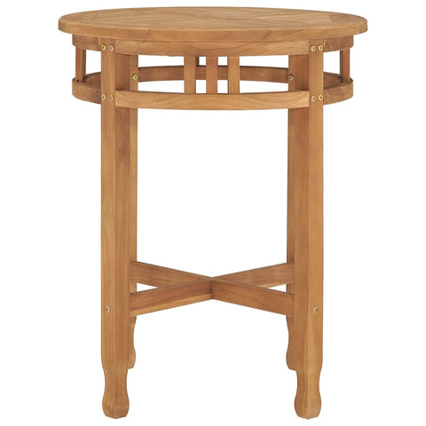 vidaXL Bistro Table Ø60x75.5 cm Solid Teak Wood