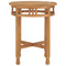 vidaXL Bistro Table Ø60x75.5 cm Solid Teak Wood