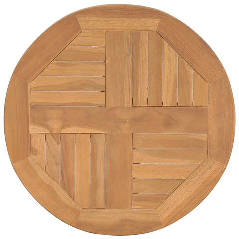 vidaXL Bistro Table Ø60x75.5 cm Solid Teak Wood