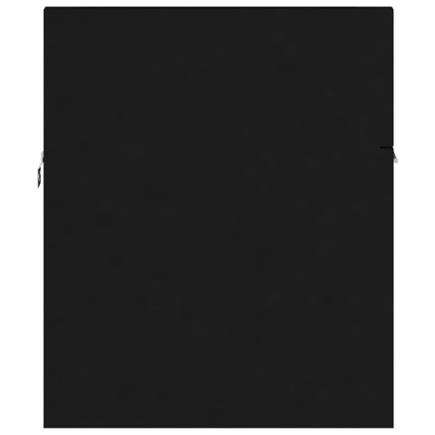 vidaXL Sink Cabinet Black 90x38.5x46 cm Engineered Wood