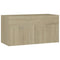vidaXL Sink Cabinet Sonoma Oak 90x38.5x46 cm Engineered Wood