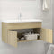 vidaXL Sink Cabinet Sonoma Oak 90x38.5x46 cm Engineered Wood