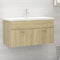 vidaXL Sink Cabinet Sonoma Oak 90x38.5x46 cm Engineered Wood