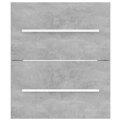 vidaXL Sink Cabinet Concrete Grey 41x38.5x48 cm Engineered Wood