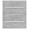 vidaXL Sink Cabinet Concrete Grey 41x38.5x48 cm Engineered Wood
