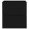 vidaXL Sink Cabinet Black 41x38.5x45 cm Engineered Wood