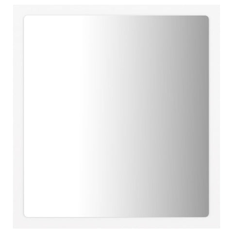 vidaXL LED Bathroom Mirror White 40x8.5x37 cm Acrylic