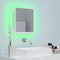 vidaXL LED Bathroom Mirror White 40x8.5x37 cm Acrylic