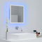 vidaXL LED Bathroom Mirror White 40x8.5x37 cm Acrylic