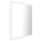 vidaXL LED Bathroom Mirror White 40x8.5x37 cm Acrylic